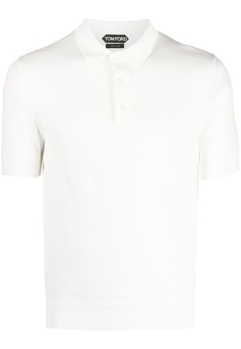 TOM FORD short-sleeve cotton polo shirt - Toni neutri