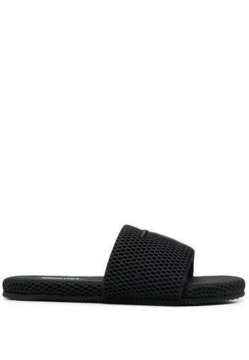 TOM FORD Harrison logo-embroidered mesh slides - Nero