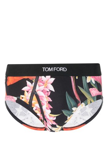 TOM FORD Slip a fiori - Nero