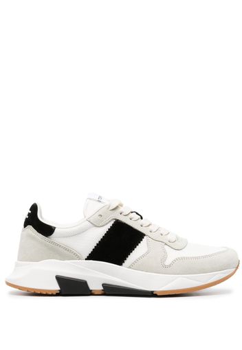 TOM FORD Jagga leather low-top sneakers - Bianco