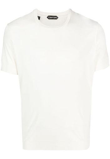 TOM FORD short-sleeve lyocell-cotton T-shirt - Bianco