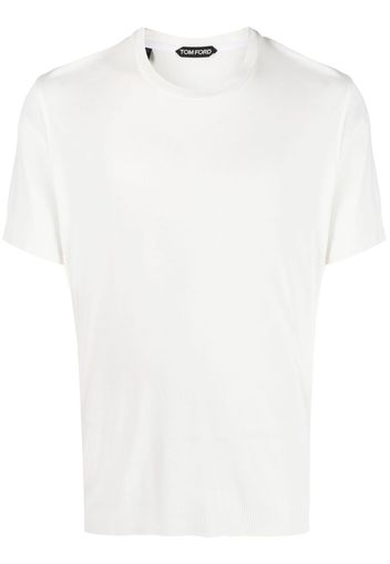 TOM FORD crew-neck lyocell-blend T-shirt - Bianco