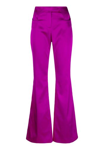 TOM FORD satin flared trousers - Rosa