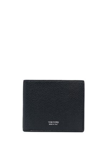 TOM FORD logo-debossed leather wallet - Blu