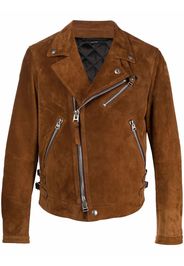 TOM FORD BIKER SUEDE - Marrone