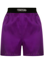 TOM FORD Shorts con vita elasticizzata - Viola