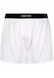 TOM FORD logo waistband boxer shorts - Bianco