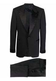 TOM FORD peak-lapel wool suit - Nero