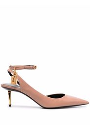 TOM FORD 70mm padlock-detail leather pumps - Toni neutri