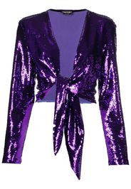 TOM FORD Blusa con paillettes - Viola