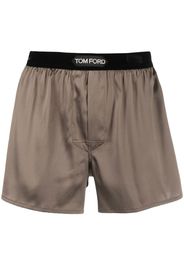 TOM FORD logo-waistband boxers - Verde