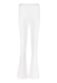 TOM FORD flared cashmere knitted trousers - Bianco