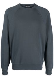TOM FORD crewneck long-sleeve jumper - Blu