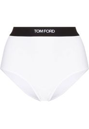 TOM FORD Slip con banda logo - Bianco