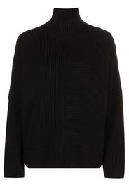 TOM FORD ribbed-knit high-neck jumper - Nero