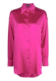 TOM FORD long-sleeve satin shirt - Rosa