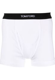 TOM FORD logo waistband stretch-cotton boxer shorts - Bianco