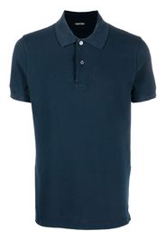 TOM FORD short sleeve polo shirt - Blu