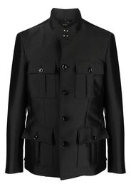 TOM FORD four-pocket military jacket - Nero