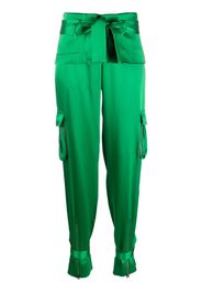 TOM FORD tapered belted cargo trousers - Verde