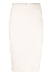 TOM FORD fitted pencil midi skirt - Toni neutri