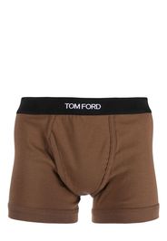 TOM FORD Boxer con banda logo - Marrone