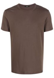 TOM FORD solid-color crew-neck T-shirt - Marrone