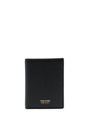 TOM FORD grained-leather wallet - Nero