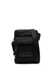 TOM FORD logo-patch zip-up messenger bag - Nero