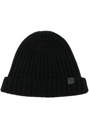 TOM FORD ribbed-knit beanie hat - Nero