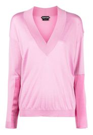 TOM FORD Maglione con scollo a V - Rosa