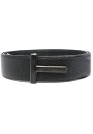 TOM FORD logo-buckle leather belt - Nero