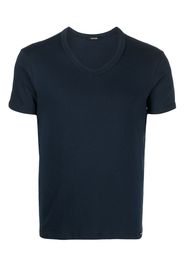 TOM FORD V-neck short-sleeve T-shirt - Blu