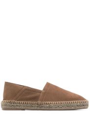 TOM FORD grained leather espadrilles - Marrone