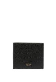 TOM FORD logo-stamp leather wallet - Nero