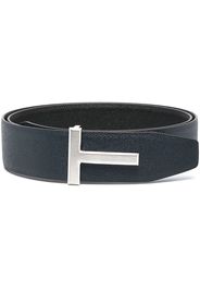 TOM FORD logo-buckle leather belt - Nero