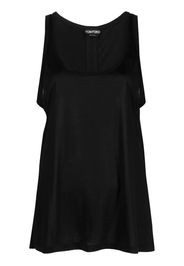 TOM FORD sleeveless silk top - Nero