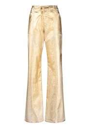 TOM FORD Pantaloni dritti metallizzati - Oro