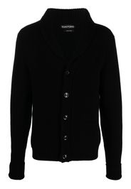 TOM FORD shawl-collar knit cardigan - Nero