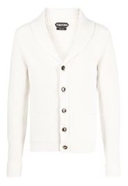 TOM FORD shawl collar cashmere cardigan - Toni neutri