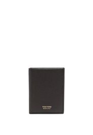 TOM FORD classic leather cardholder - Marrone