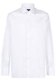 TOM FORD long-sleeved cotton shirt - Bianco