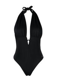 TOM FORD plunging-V-neck swimsuit - Nero