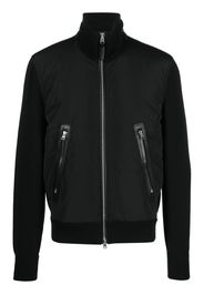 TOM FORD zip-up bomber jacket - Nero