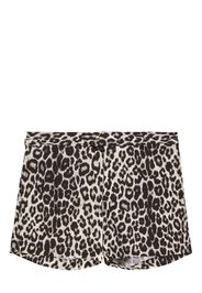 TOM FORD leopard-print swim shorts - Marrone