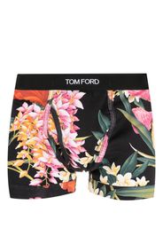 TOM FORD floral-print brief boxers - Nero