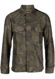 TOM FORD camouflage-print shirt jacket - Verde