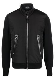 TOM FORD Bomber con zip - Nero