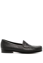 TOM FORD interwoven-design leather loafers - Nero