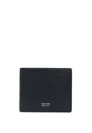 TOM FORD logo-debossed leather wallet - Blu